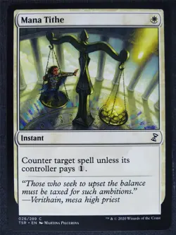 Mana Tithe - Remastered - Mtg Magic Cards #TY - Image 1