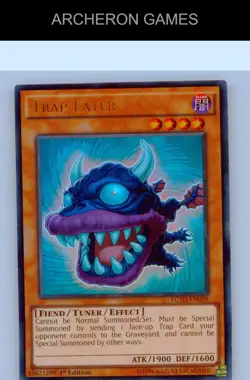 Trap Eater Ultra Rare YUGIOH Card 1st Edition - Image 1