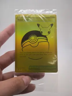Sealed Trainer Poke Ball SWSH146 Gold Holo Promo Pokemon Card 25th Pokeball NM/M - Image 1