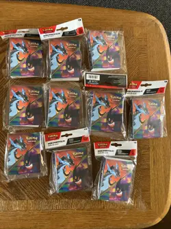 Pokemon Mini Portfolio Charizard Gengar Holds 60 Cards-Lot of 10-BINDERS ONLY! - Image 1