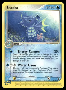 Seadra LP 39/97 Dragon Pokemon Card - Image 1