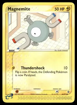 Magnemite NM 63/97 Dragon Pokemon Card - Image 1