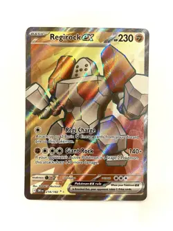 Regirock Ex 214/182 Destined Rivals Full Art Ultra Rare Pokemon TCG NM - Image 1