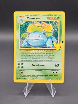 Pokemon TCG Venusaur Holo Rare Card 15/102 Celebrations 25th Anniversary - Image 1