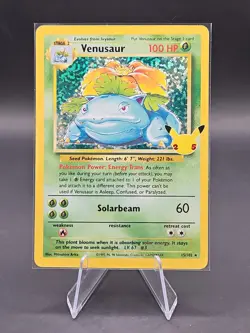 Pokemon TCG Venusaur Holo Rare Card 15/102 Celebrations 25th Anniversary - Image 3