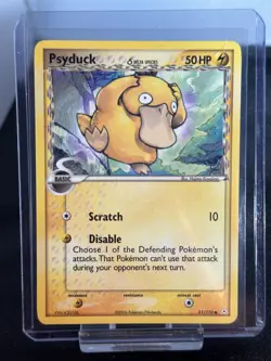 Pokemon TCG Holon Phantoms Psyduck Delta Species Card 81/110 Common Normal NM - Image 1