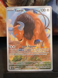 Tauros 096/086 Chaos Rising English Pokemon Card Illustration Rare NM - Image 2