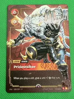 Riftbound - Rengar Pridestalker - Prize Wall Exclusive Metal Card - Image 2