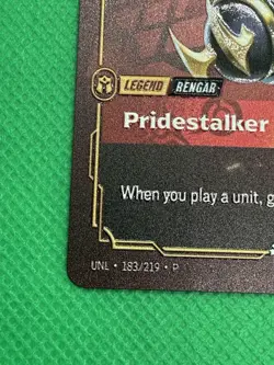 Riftbound - Rengar Pridestalker - Prize Wall Exclusive Metal Card - Image 5