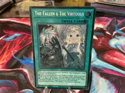 The Fallen & The Virtuous | CH01-EN019 | Secret Rare | NM | 1st Ed | YuGiOh! - Image 1