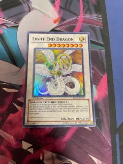 YUGIOH - LIGHT END DRAGON - SUPER RARE - 1ST ED - NM - RYMP - Image 1