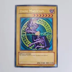 2002 Yu-Gi-Oh! TCG - Dark Magician Holo Ultra Rare SDY-006, LP-/MP - Image 1