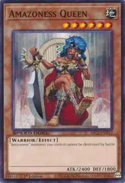 Amazoness Queen SBC2-ENH12 Yu-Gi-Oh 1st Edition NM/M - Image 1