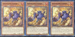 Springans Pedor BLVO-EN007 Blazing Vortex 1st Edition (x3) Yugioh - Image 1