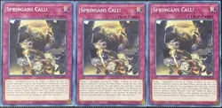 Springans Call! BLVO-EN068 Blazing Vortex 1st Edition (x3) Yugioh - Image 1