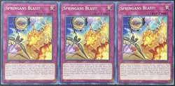 Springans Blast! BLVO-EN069 Blazing Vortex 1st Edition (x3) Yugioh - Image 1