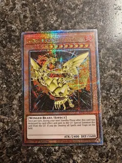 Yugioh Sacred Phoenix of Nephthys QCR - RA03-EN147 - Quarter Century SR - NM - Image 1