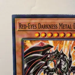 Red-Eyes Darkness Metal Dragon - SDAZ-EN007 - Common 1st Edition LP Yugioh TCG - Image 2