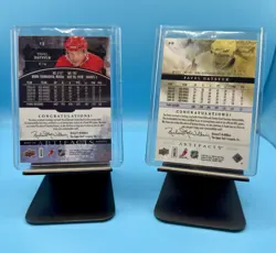 Pavel Datsyuk UD Artifacts Game Used Patch Card Detroit Red Wings - Image 2