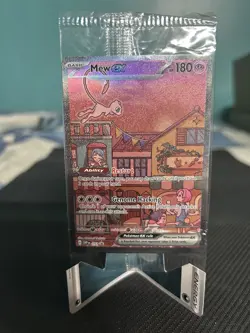 Mew ex SVP 053 Pokemon TCG Scarlet Violet 151 Black Star Promo Full Art SEALED - Image 1