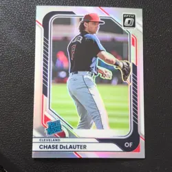 Panini Donruss Optic 2026 Chase DeLauter Guardians Rated Rookie Prizm #3 - Image 2