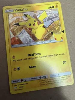 Pikachu 025/025 Mcdonald's 25th Anniversary Holo - Image 1