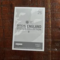 M&S Marks and Spencer Panini Stickers 2026 World Cup England #26 Declan Rice - Image 2