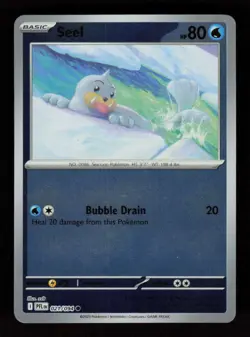 Seel 021/094 Common Phantasmal Flames Pokemon Reverse Holo Near Mint - Image 1