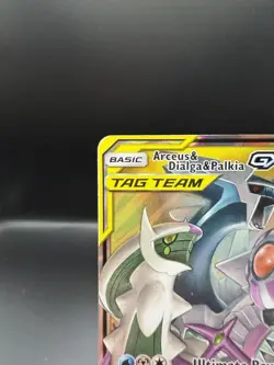 Arceus & Dialga & Palkia GX - 156/236 - Pokemon Cosmic Eclipse Sun Moon Card LP - Image 2