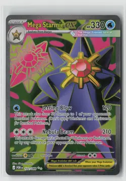 Mega Starmie Ex #102/088 Me03 Perfect Order Ultra Rare Pokemon TCG NM - Image 1