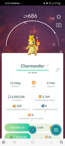 Pokemon Go Shiny Charmander Pikachu hat - Image 1