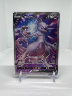 Pokemon TCG - Mewtwo V SWSH229 Black Star Promo Sword & Shield Promos NM - Image 1