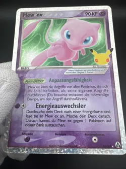 Mew ex 88/92 Ultra Rare Pokemon TCG Celebrations CEL LM 2021 NM Deutsch - Image 3
