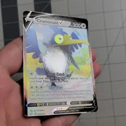 Cramorant V Miscut Error Pokemon Card Shining Fates 054/072 - Image 2