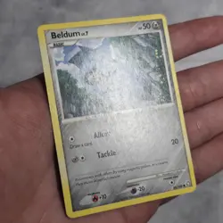 Beldum Inverted Back Misalignment Error Miscut Legends Awakened Pokemon Card - Image 4