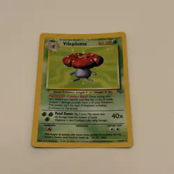 Vileplume 15/64 Jungle Set Holo Rare Card 1999 WOTC Vintage Pokemon TCG - LP-MP - Image 3