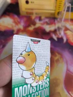 Pokemon Karte Card Weedle Hornliu Monsters Collection Carddass 1996 japanese LP - Image 2