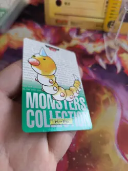 Pokemon Karte Card Weedle Hornliu Monsters Collection Carddass 1996 japanese LP - Image 4