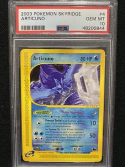 2003 Pokemon Skyridge Articuno 4/144 PSA 10 Gem Mint - Image 1