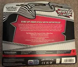 Pokemon White Flare Tech Sticker Collection Gothitelle Sealed + Free Card - Image 2