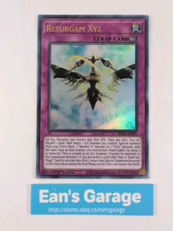 YuGiOh Resurgam XYZ 1st Edition BROL-EN092 Brothers of Legend Ultra Rare - MN - Image 1