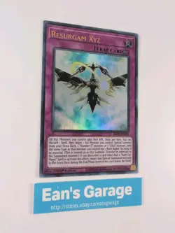 YuGiOh Resurgam XYZ 1st Edition BROL-EN092 Brothers of Legend Ultra Rare - MN - Image 2