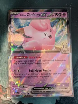 Lillie's Clefairy ex 056/159 Double Rare Journey Together Pokemon Holo LP - Image 1