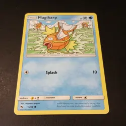 Pokemon Hidden Fates Magikarp Common Card 15/68 NM - Image 1