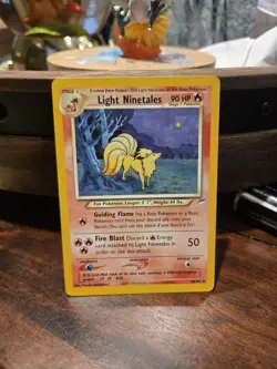 Pokemon TCG: Light Ninetales Uncommon 50/105 - Neo Destiny Unlimited LP - Image 1