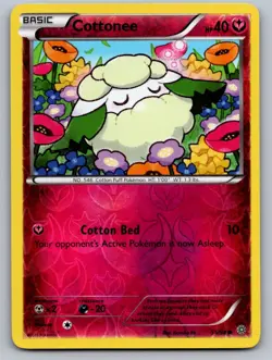 Cottonee 55/98 Common Ancient Origins Pokemon Reverse Holo Lightly Played - Image 1