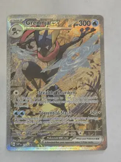 Pokemon - Greninja ex 132 Scarlet & Violet - Holo Black Star Promo - NM - Image 1