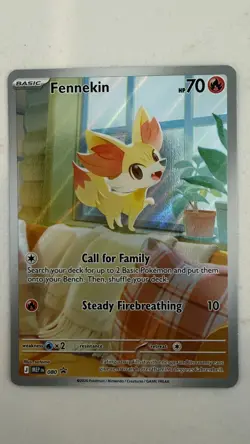FENNEKIN 080 HOLO PROMO MEGA EVOLUTION PROMO POKEMON NM-MT - Image 1