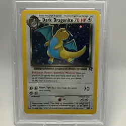 Pokemon 2000 Dark Dragonite 5/82 Holo Team Rocket PSA MINT 9 - Image 2
