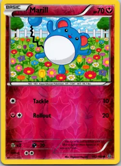 Marill 102/160 Common Primal Clash Pokemon Near Mint - Image 1